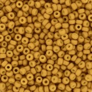 Miyuki seed beads 11/0 - Matted opaque mustard 11-2312